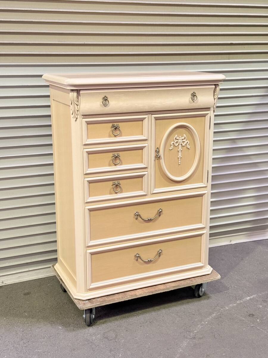 T243◇LYNN・HOLLYN◇リンホーリン キャビネット 6段 チェスト NEWYORK 