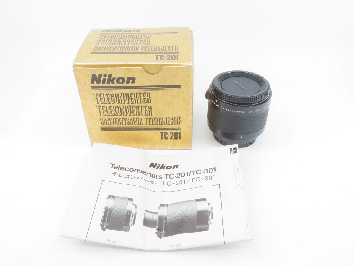 0222 Nikon Teleconverter TC-201 2X テレコンバーター 元箱付き【カメラヤ】【送料700円】