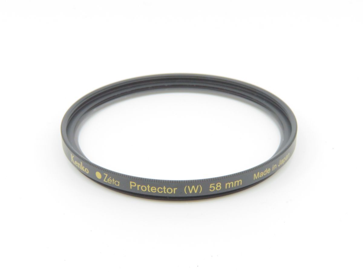 0230 Kenko Zeta Protector (W) 58mm レンズフィルター【カメラヤ】【送料140円】
