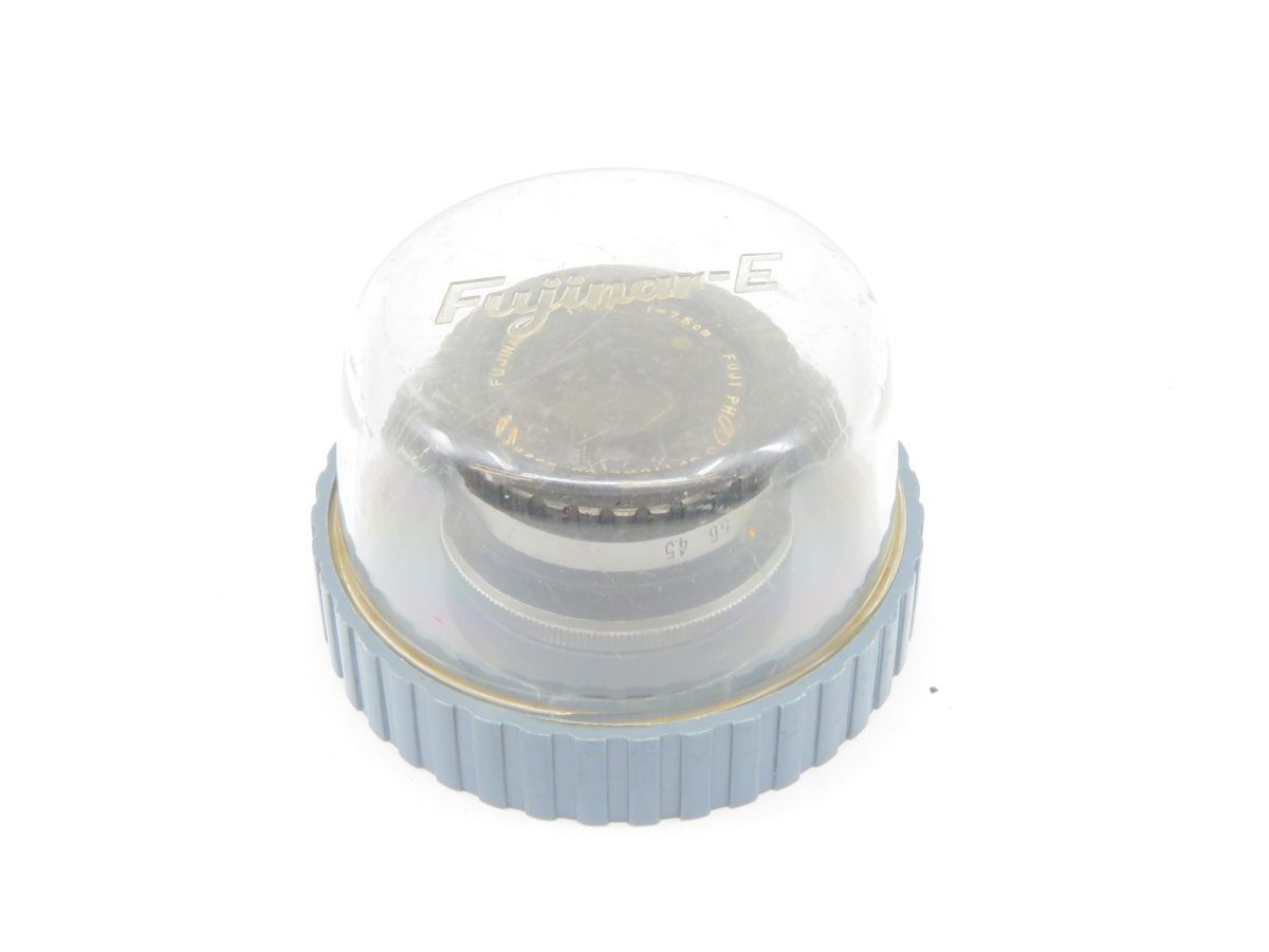 0283 FUJI PHOTO OPTICAL 1:4.5/7.5cm FUJINAR-E 引き伸ばしレンズ ケース付き【カメラヤ】【送料450円】