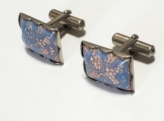 七宝焼き カフスボタン メンズ アクセサリー 9,3g きれいめ