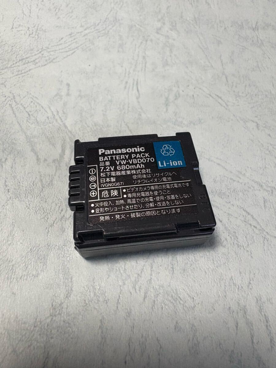送料無料■中古■パナソニック純正品 VW-VBD070■バッテリー 電池パック■Panasonic