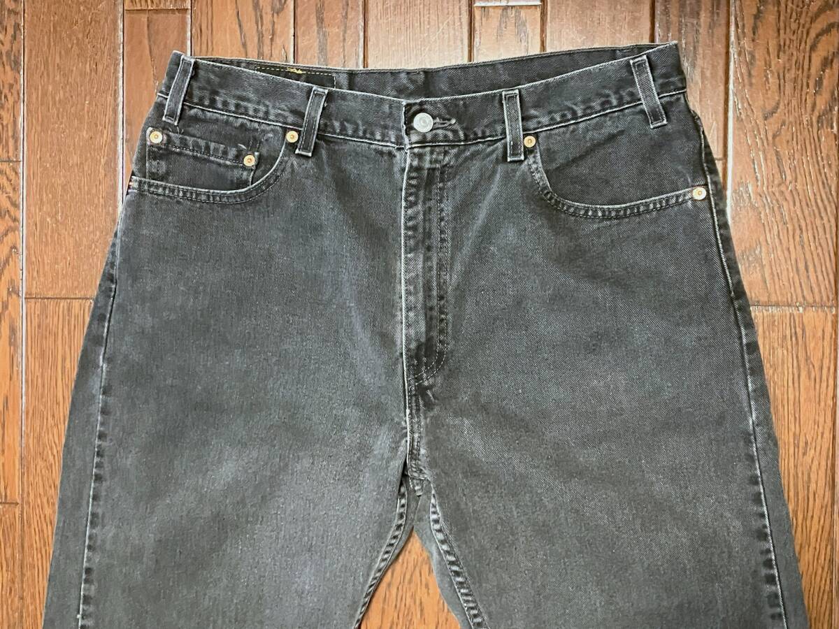 2000年 リーバイス Ｌｅｖｉ’ｓ ５０５ ユーズド ブラック ジーンズ ｗ３６ 黒 デニム パンツ ストレート ジーパン メキシコ製