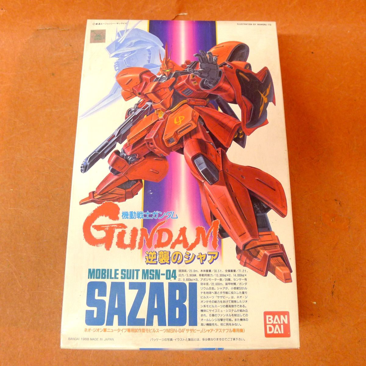 h◆103 機動戦士ガンダム 逆襲のシャア MSN-04 SAZABI バンダイ サザビー1/144 株式会社バンダイ ガンプラ プラモデル/80