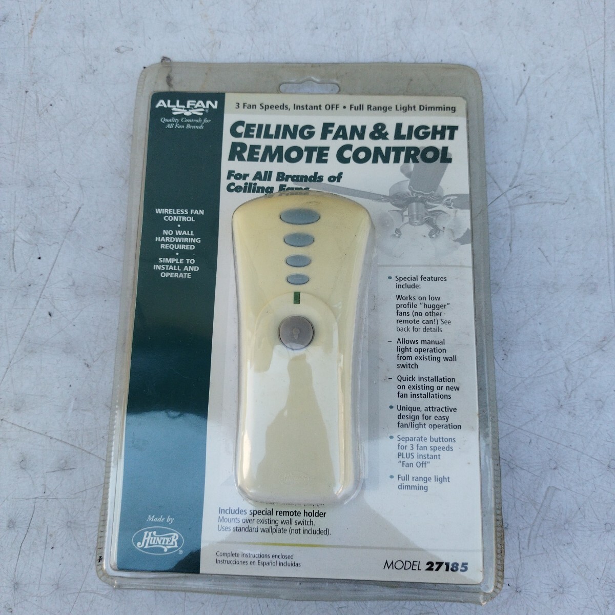 ALL FANシーリングファンリモコン【60サイズ】