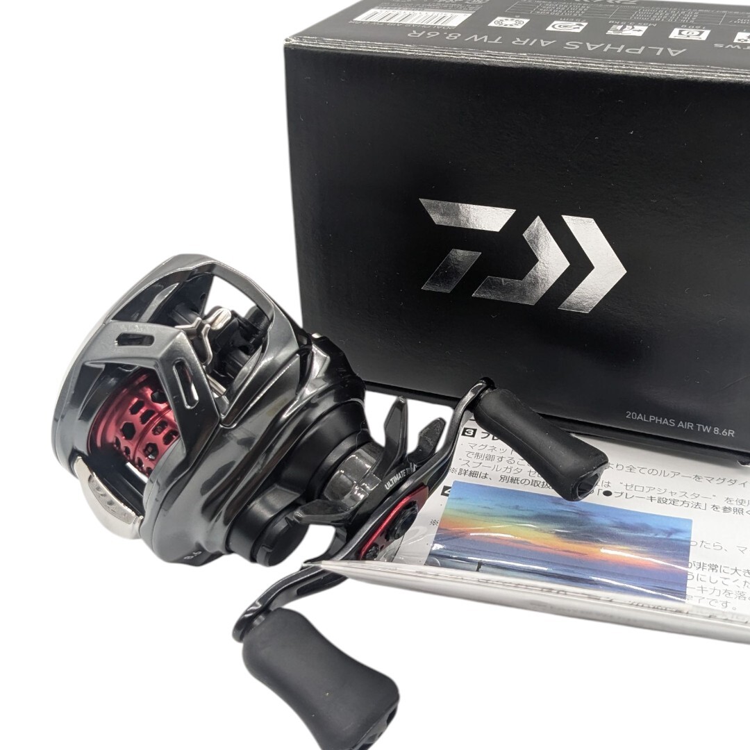 【美品】DAIWA 20ALPHAS AIR TW8.6R ダイワ リール アルファス 右巻き