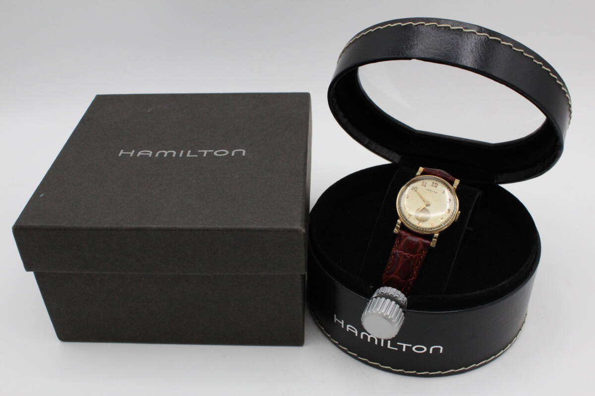 HAMILTON ハミルトン Gold filled 腕時計 レディース
