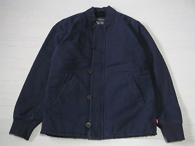 未使用　タグ付き　Levi's　デッキジャケット　SIZE:S　リーバイス　裏ボアフリース　デッキジャケット U.S.NAVY A-2タイプ 84438-0001
