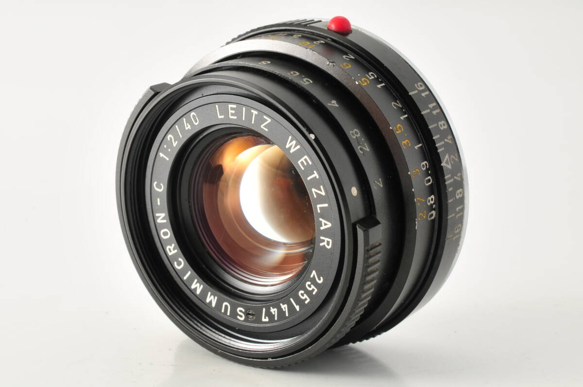 【美品 保障付 動作確認済】Leica Leitz Wetzlar Summicron C 40mm f2 For M mount ライカ ライツ ズミクロン M マウント レンズ #V586