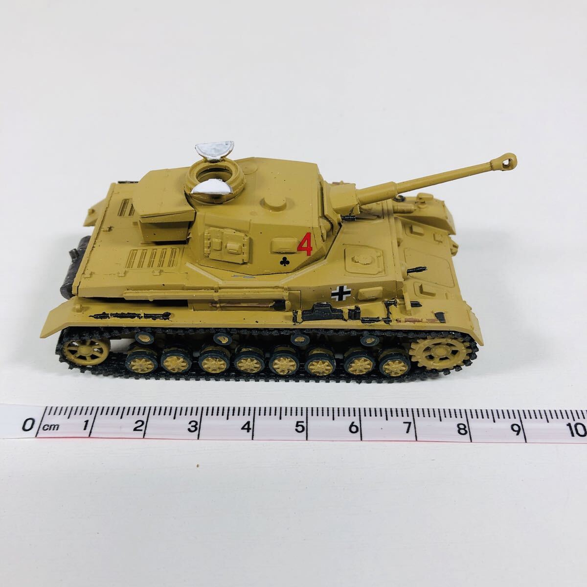 中古保管品 現状品 塗装済み完成品 ジャンク プラモデル ドイツ軍 Ⅳ号戦車 WW.II ハセガワ 縮尺 不明