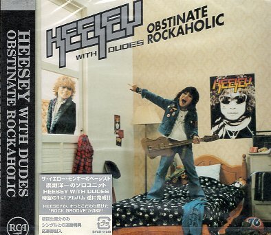 ■ HEESEY WITH DUDES ( イエローモンキーのベーシストのソロ・アルバム ) [ OBSTINATE ROCKAHOLIC ] 新品 初回限定盤CD 即決 送料サービス