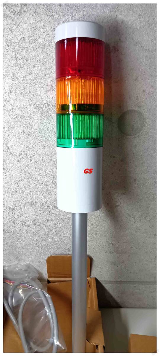 PATLITE LR6-02LJN 24V DC Max.0.25A 6.6Wシグナルタワー ボディユニット 　未使用