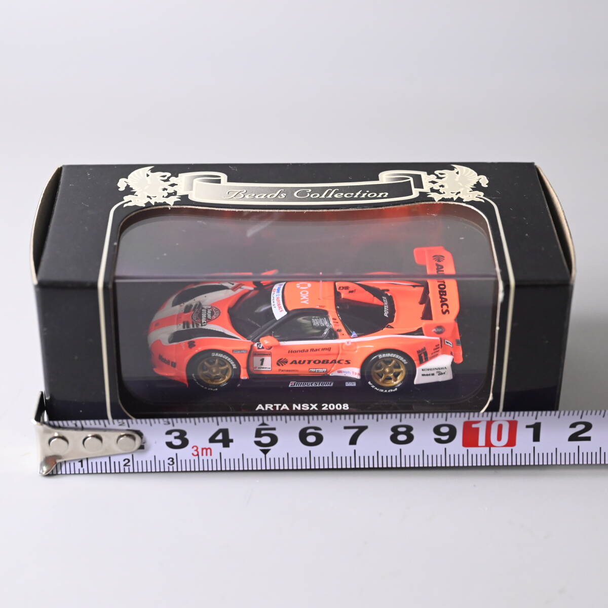10623 KYOSO 京商 1/64 SUPER GT OFFICIAL MINIATURE CAR SERIES ARTA NSX 2008 ホンダ HONDA オートバックス