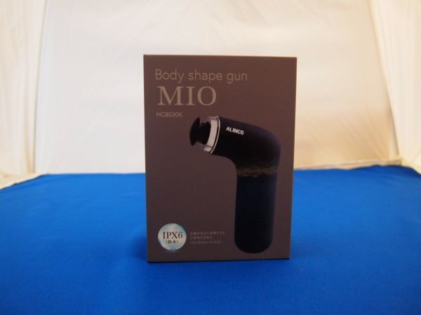 (M45091) 未使用品 アルインコ　ボディシェイプガンミオ　body shape gun MIO MCB030K ハンディマッサージャー　ブラック