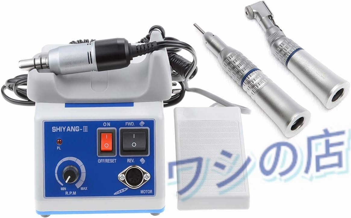 新品 マイクロモーターシステム N3-M33ES 回転数0-35000RPM 部品付き 高速 技工 宝石 彫刻 研磨工具