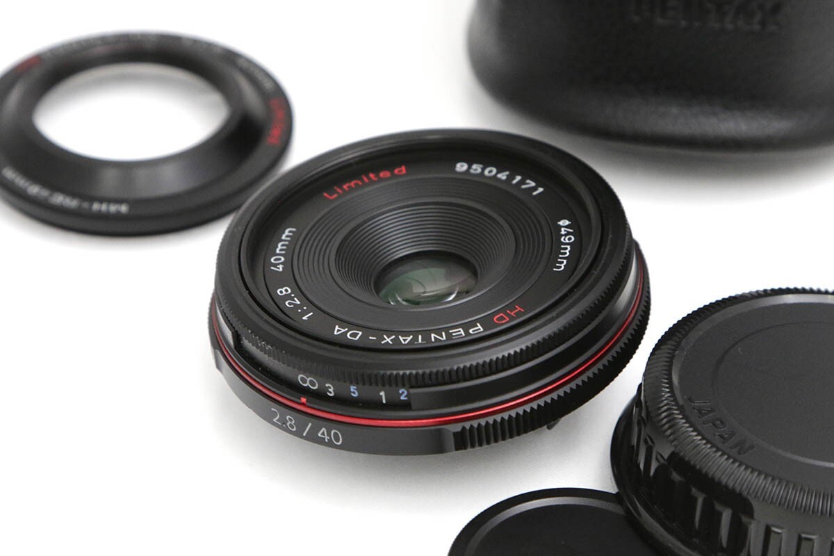 【全額返金保証】美品｜ペンタックス HD PENTAX-DA 40mm F2.8 Limited ブラック CA01-B1191-3W1A