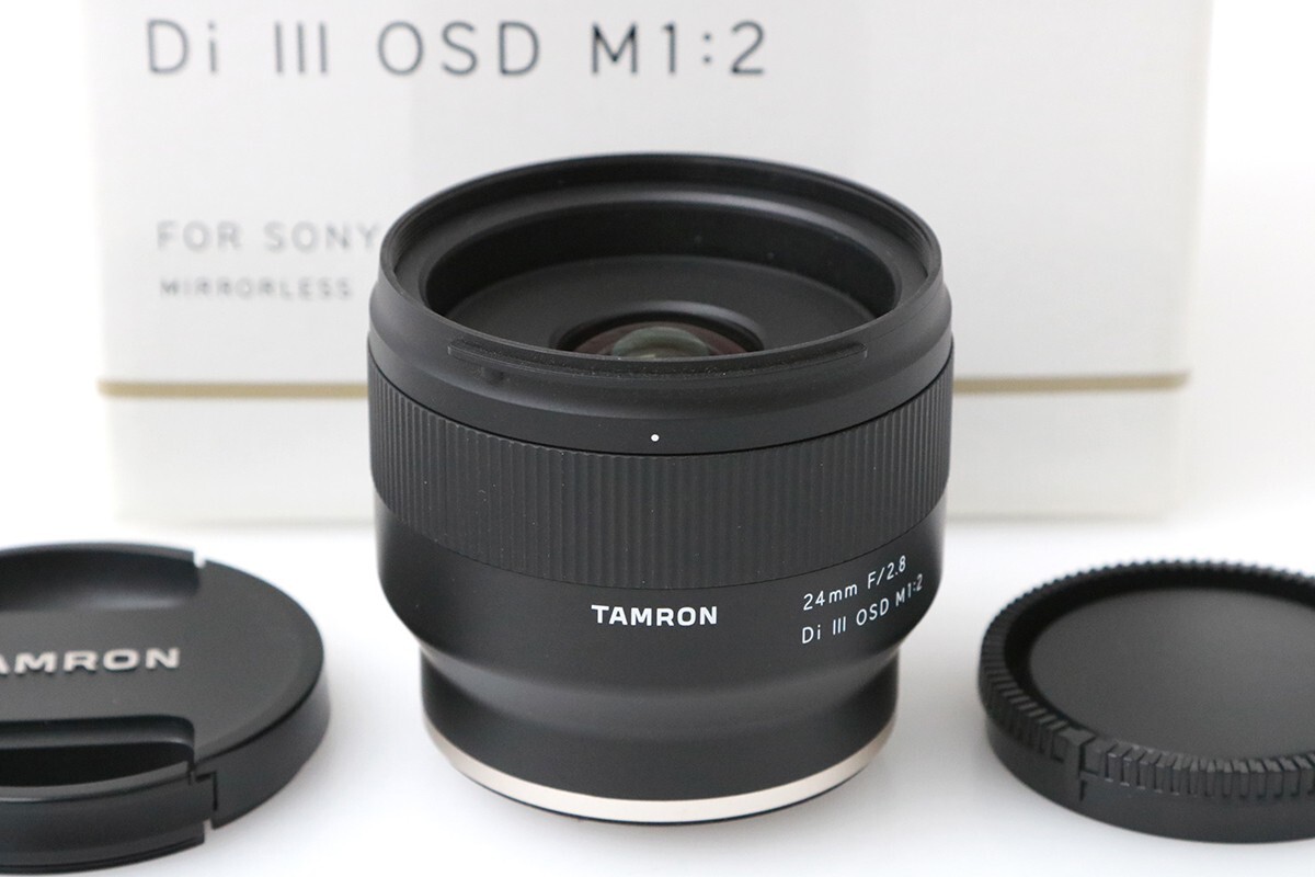 【全額返金保証】美品｜タムロン 24mm F/2.8 Di III OSD M1：2 (Model F051) ソニーEマウント用 CA01-M4802-2A4
