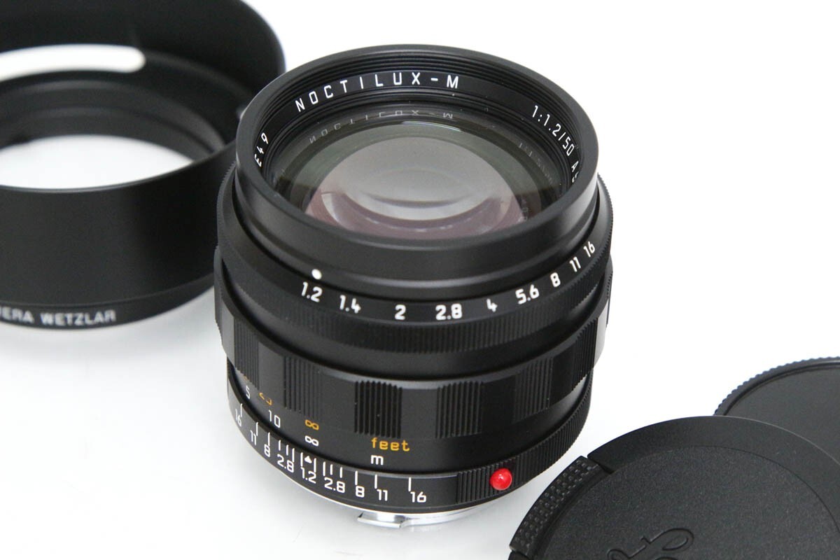 【全額返金保証】極美品｜ライカ NOCTILUX-M 50mm F1.2 ASPH. フードあり CA01-R1763-3V1A