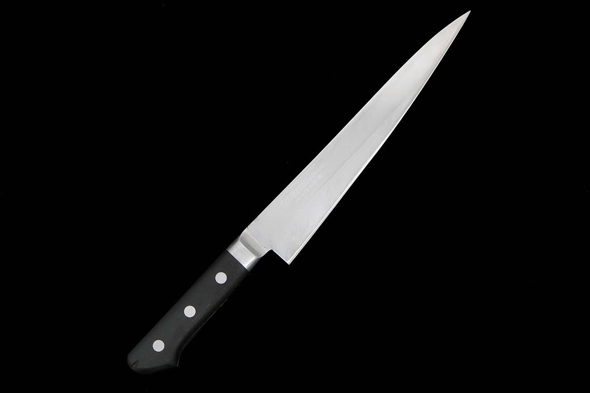 並品｜ミソノ 牛刀 洋包丁 230mm ステンレスモリブデン鋼 鍔付き柄 KN02-B996-2L1D