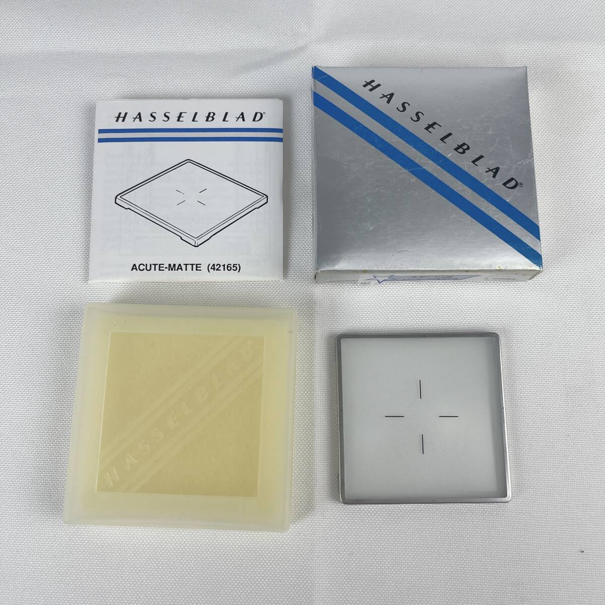 HASSELBLAD ハッセルブラッド アキュートマットフォーカシングスクリーン 42165 Focusing screen Acute-Matte 元箱、説明書付属 2