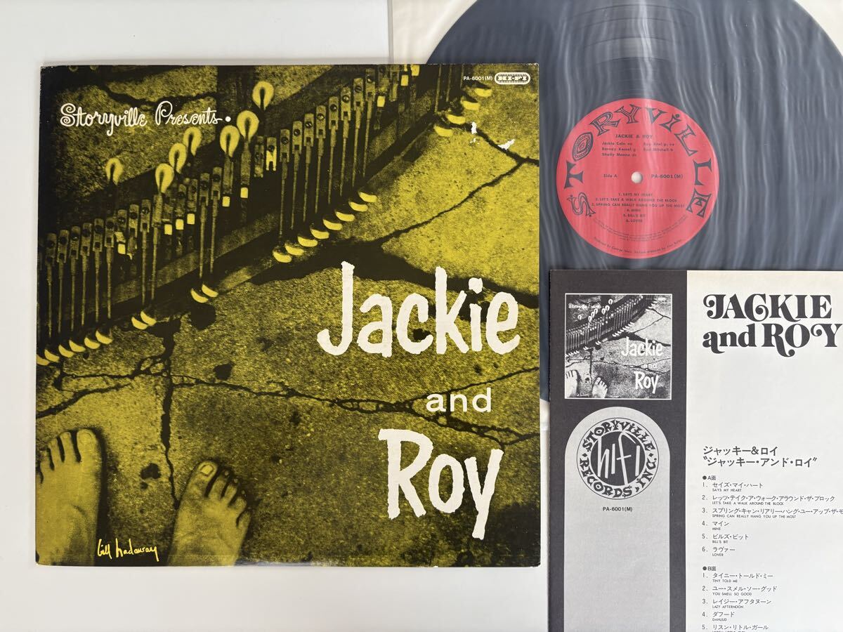 【74年日本盤MONO】ジャッキー・アンド・ロイ Jackie and Roy LP Storyville PA-6001(M) 55年録音作,Jackie Cain,Roy Kral,Barney Kessel,