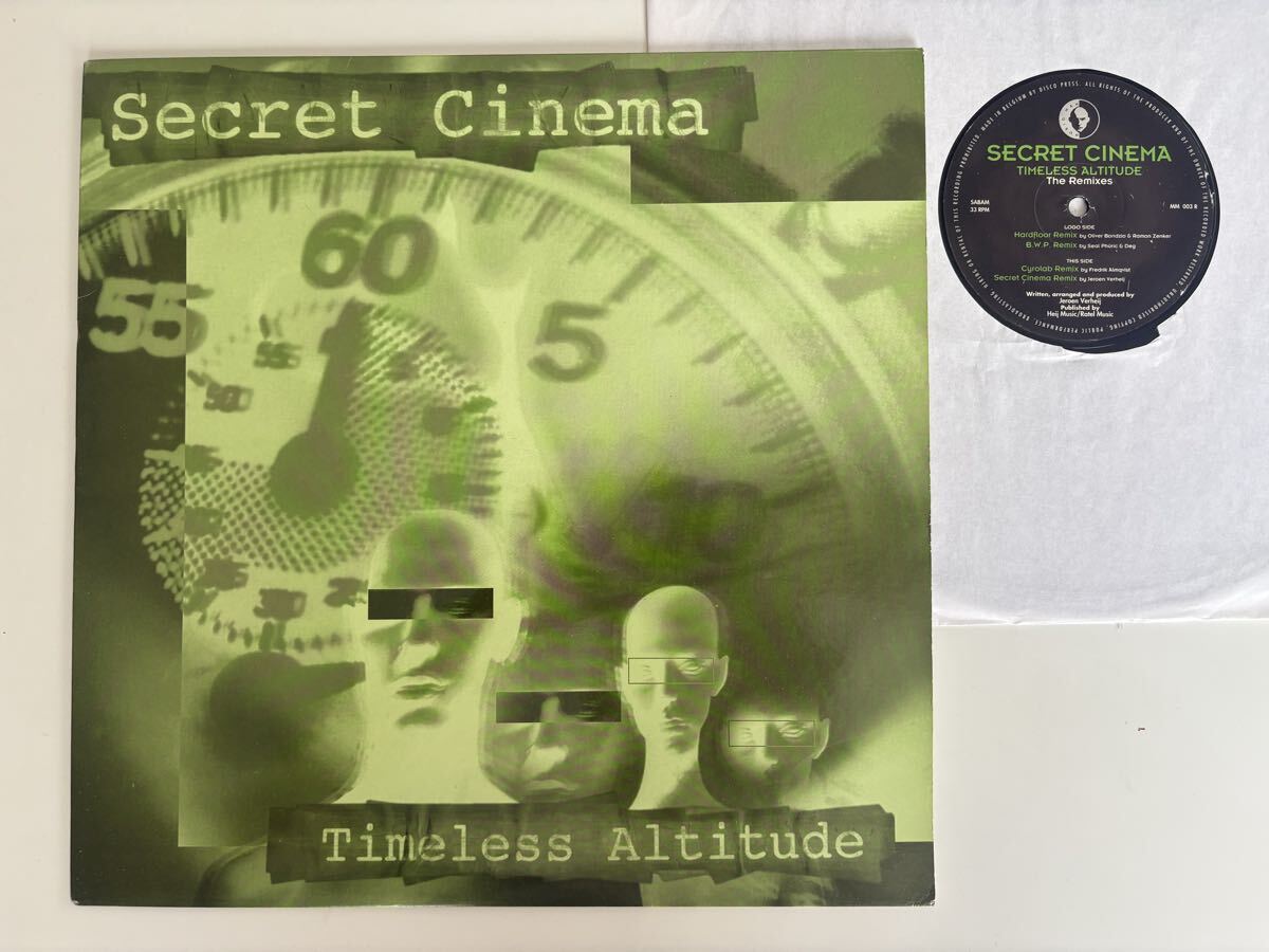 Secret Cinema / Timeless Altitude THE REMIXES '12 MUSIC MAN BELGIUM MM003R 94年ACID TECHNO,Hardfloor,B.W.P.,Cyrolab,ハードフロアー