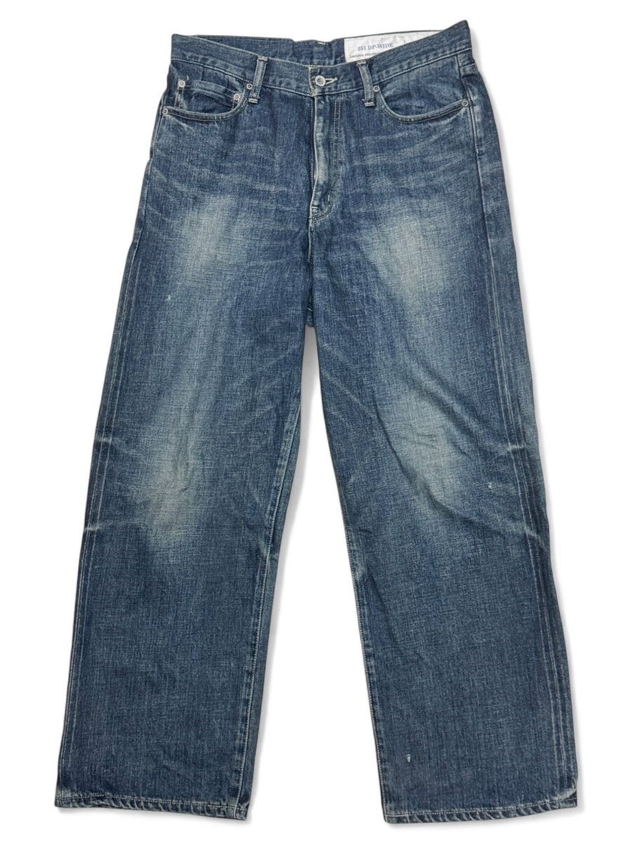 定価34,100円 NEIGHBORHOOD ネイバーフッド 25SS WASHED DENIM DP WIDE PANTS ワイド デニムパンツ 251XBNH-PTM04