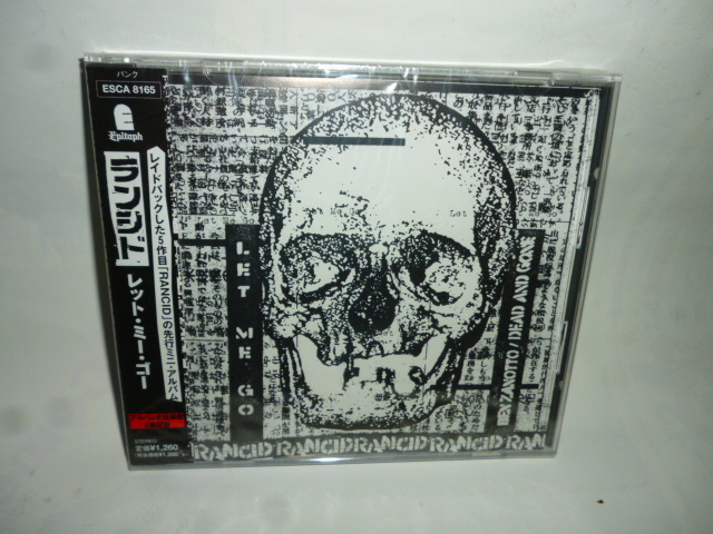 ◆Z0908 CD 未開封◆ランシド『レット ミー ゴー/LET ME GO』RANCID◆国内サンプル盤◆アルバム未収録曲2曲収録