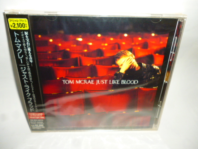 ◆BB914 CD 未開封◆トム マクレー『ジャスト ライク ブラッド/JUST LIKE BLOOD』TOM MCRAE◆国内サンプル盤◆日本盤のみ未発表ボーナス
