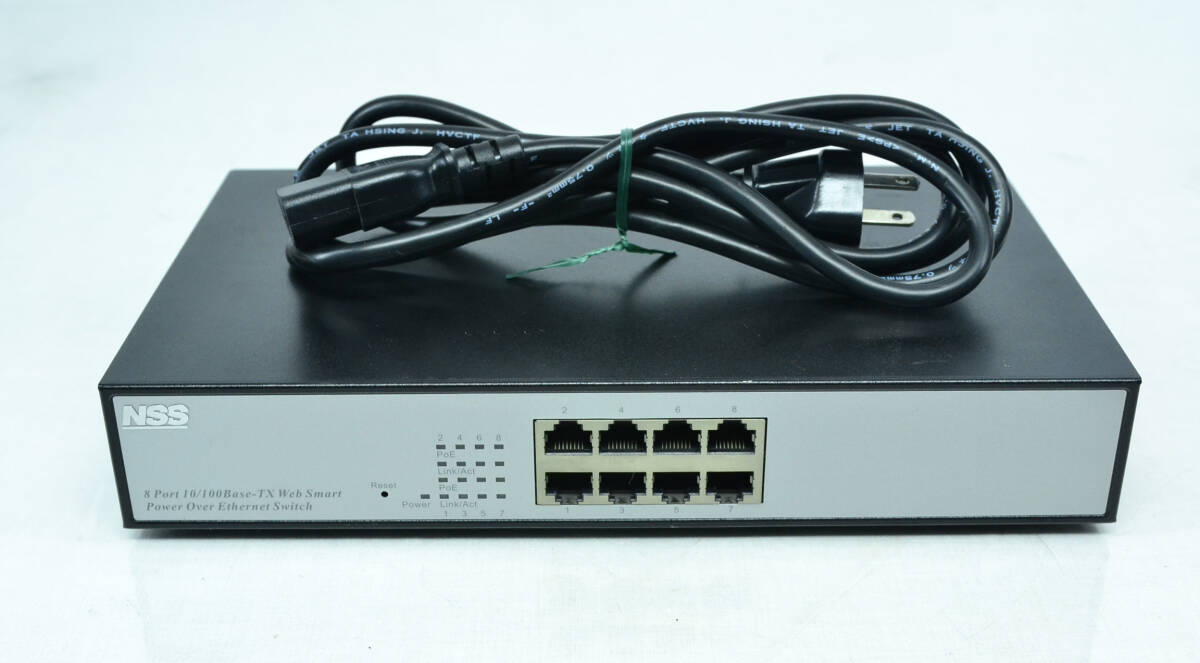 NSS 8ポートイーサネットスイッチ 中古品
