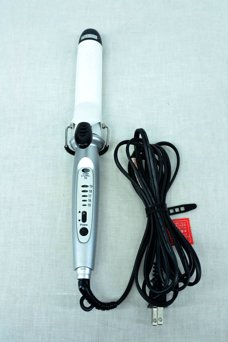 クレイツイオン カールアイロン ヘアカーラー こて Mod.72010 中古品