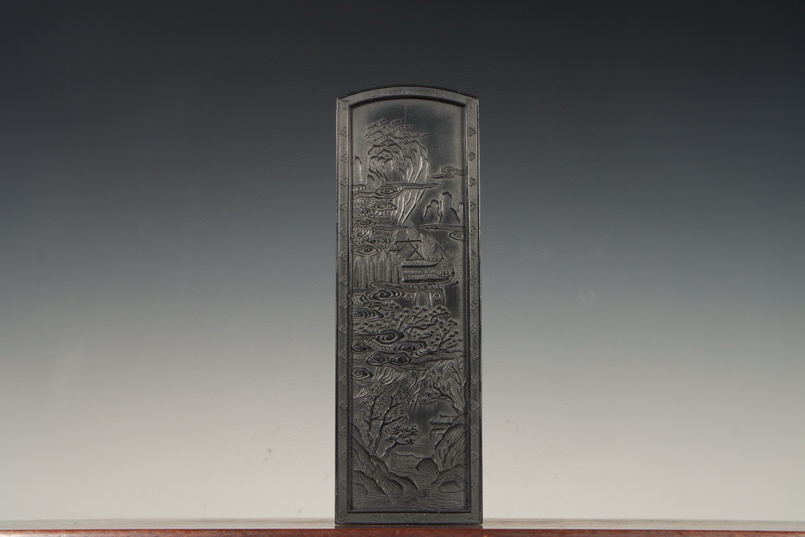 『古』清代 中国墨 墨 重量332g 文房四宝 書道 唐物 御墨 漆煙 文房四宝 墨 古墨 文房具 書道具