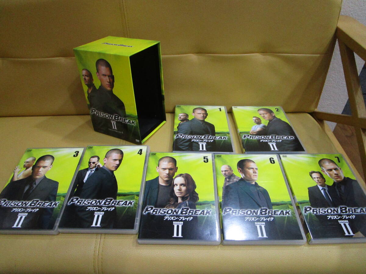 DVD BOX プリズンブレイク 2 7枚セット PRISON BREAK II コレクターズBOX 1 200年製作 海外ドラマ 