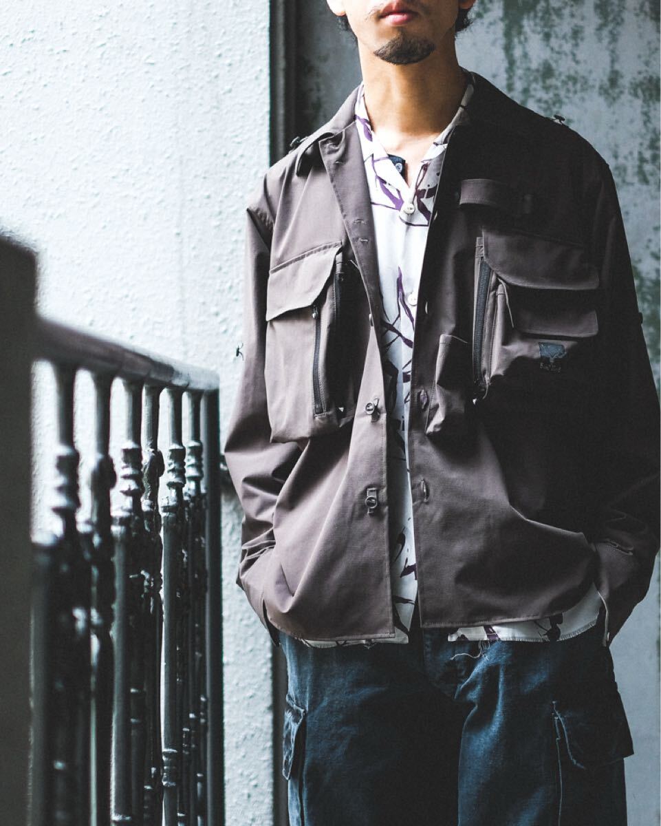 South2 West8 Tenkara Trout Shirt s2w8 テンカラ シャツジャケット マルチポケット ブラウン needles