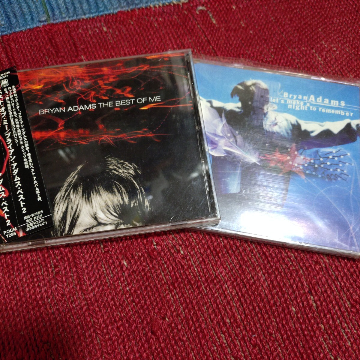 BRYAN ADAMSブライアン・アダムス☆ベスト・オブ・ミー国内盤帯付き♪Let's Make a NightTo Remember輸入盤シングル