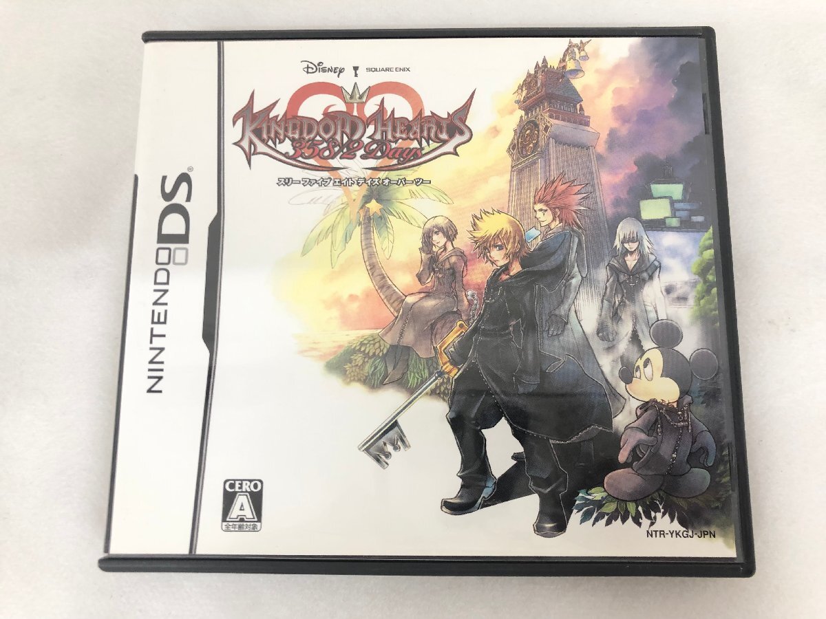 【動作確認済】Nintendo DS ゲームソフト　キングダムハーツ スリー ファイブ エイト デイズ オーバーツー