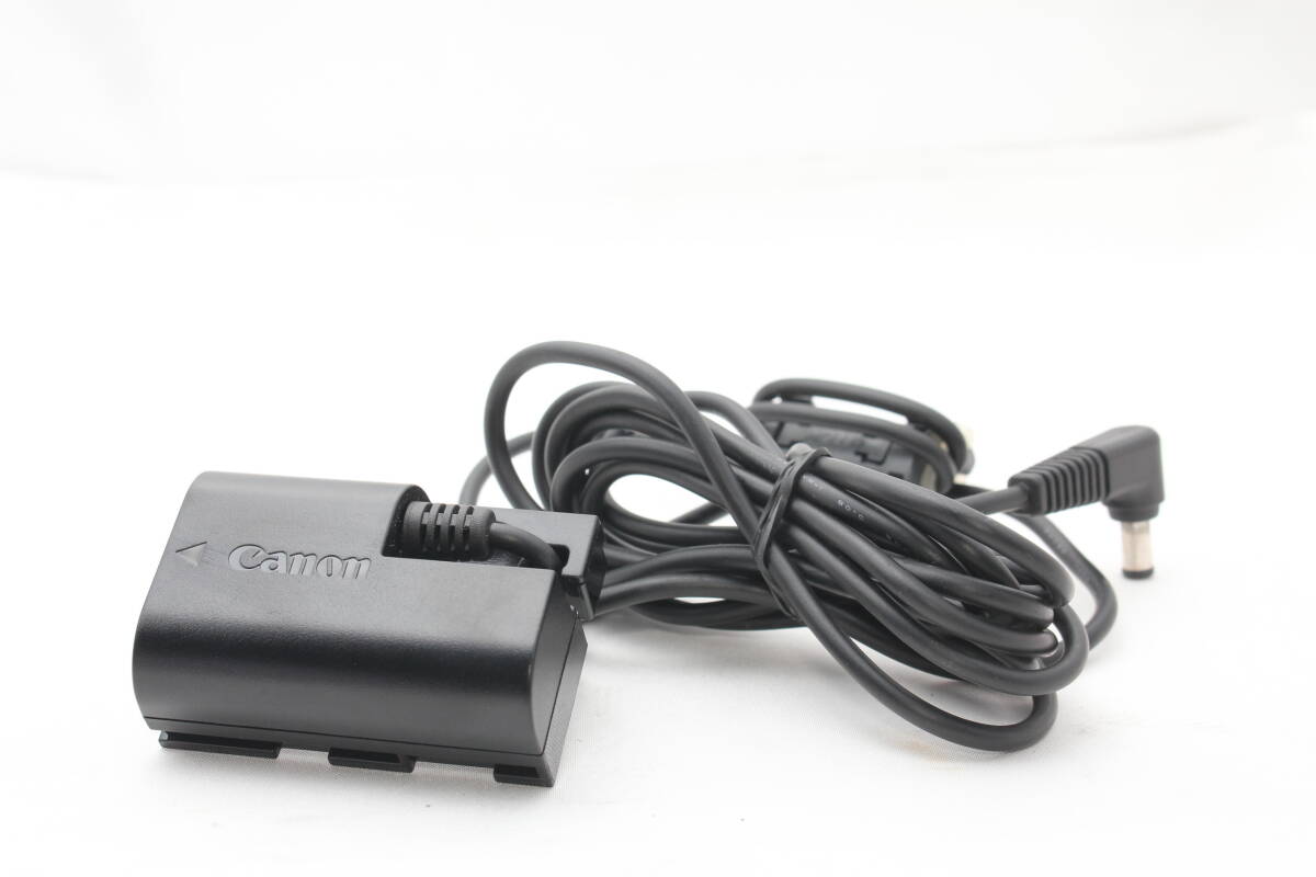 ★【純正品 レア】 Canon DR-E6 DCカプラー ★ EOS 5D MK2 MK3 60D 70D 80D 90D ★ 20250829A_DR-E6