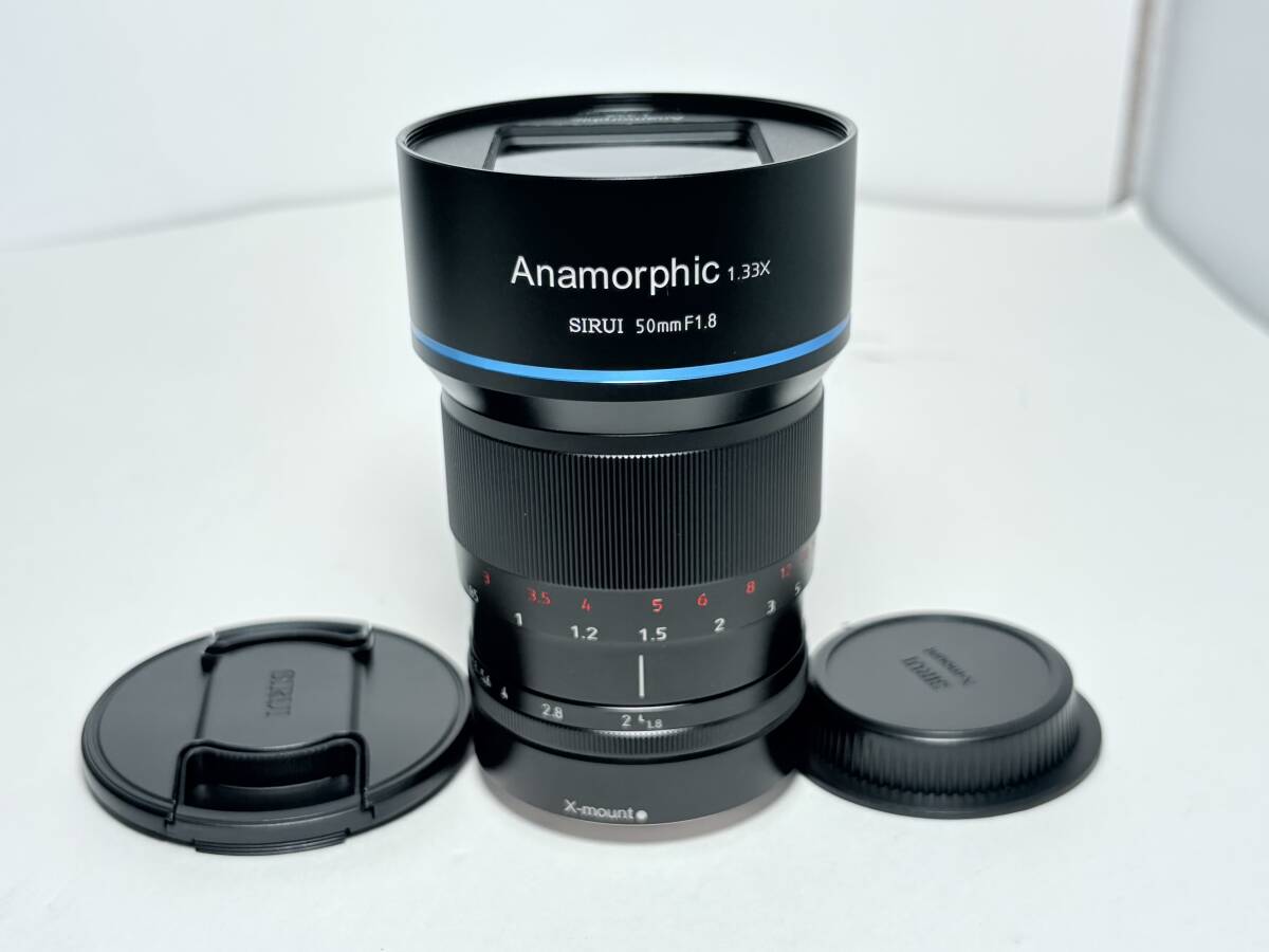 新品級 SIRUI 50mm F1.8 Anamorphic 1.33x FUJI X