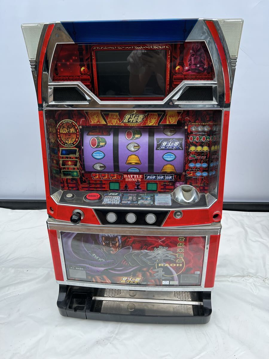 パチスロ実機 4号機 初代 北斗の拳 拳王パネル 直接取引歓迎　通電確認のみ ジャンク 