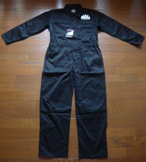 ☆Mac Tools☆マックツール☆つなぎ☆前後ロゴ刺繍☆オールインワン☆メカニックウエア☆M サイズ☆ブラック☆未使用☆