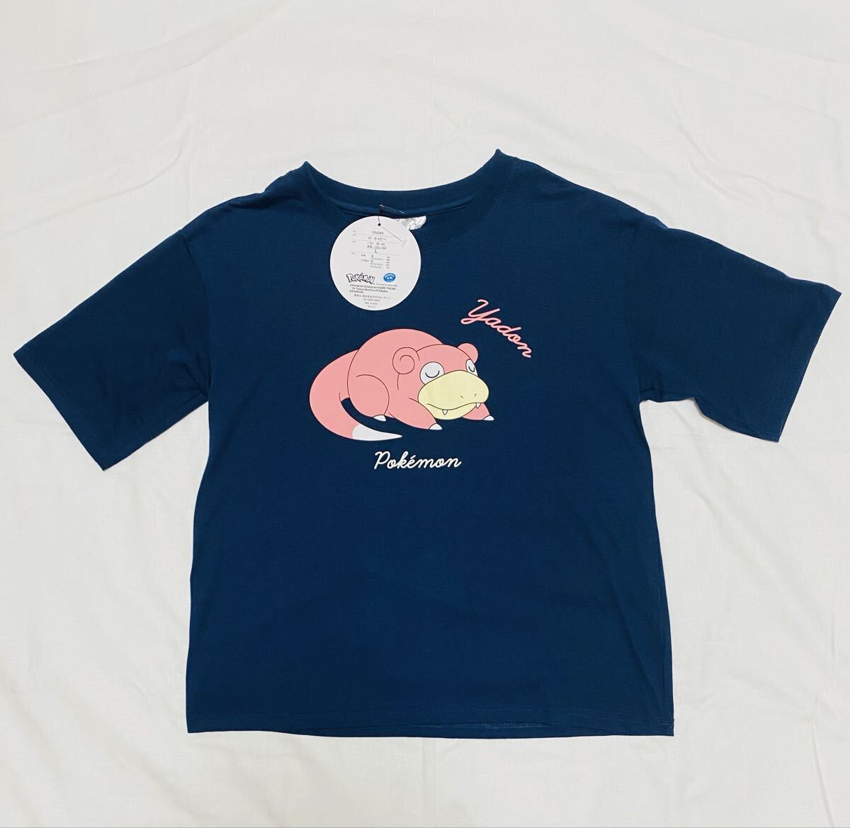【新品】ポケモン　ヤドン　Tシャツ　(Lサイズ) ネイビー