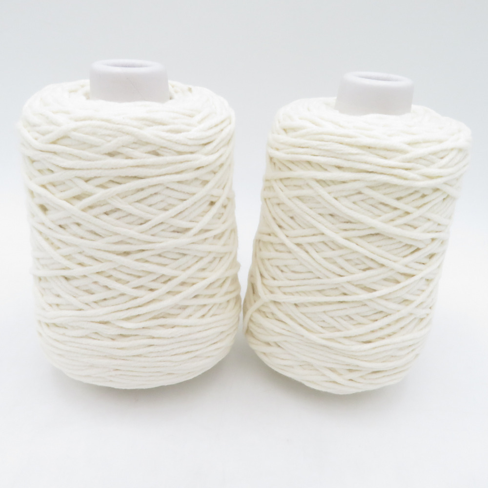 毛糸 Jul Knitting Float フロート 2玉セット ホワイト 100g 約180m コットン アクリル 春夏 未使用品