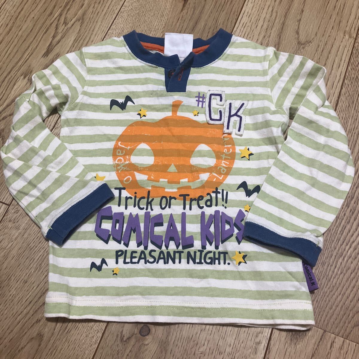 長袖Tシャツ トップス 長袖 ロンT キッズ　90センチ　ハロウィン