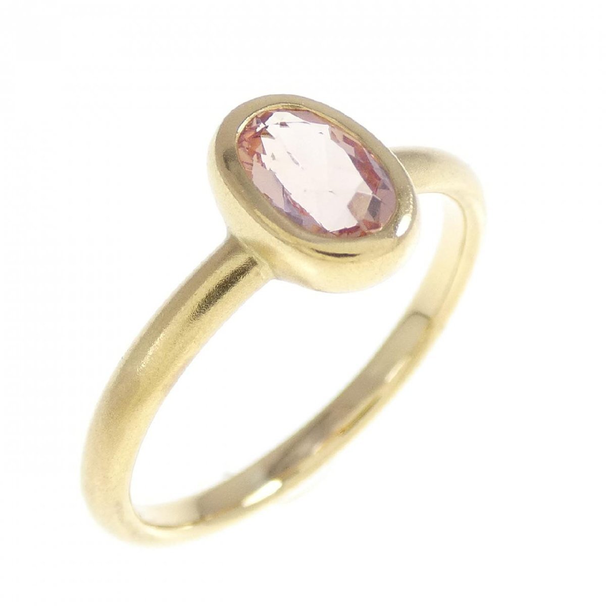 K18YG インペリアルトパーズ リング 0.60CT