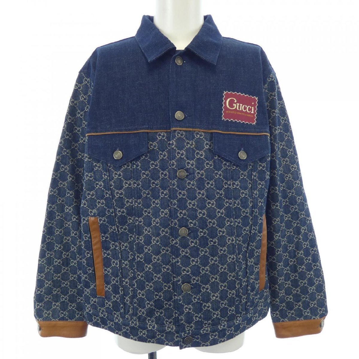 グッチ GUCCI ウォッシュド オーガニックデニム ジャケット 649110 XDBIP デニムジャケット