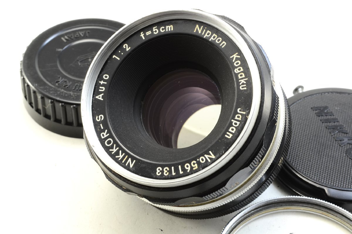 【並品】Nikon ニコン NIKKOR-S Auto 5cm F2 / PAT.PEND刻印 #4690