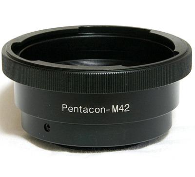 ペンタコンシックス 6 Pentacon Six レンズ → M42マウントアダプター