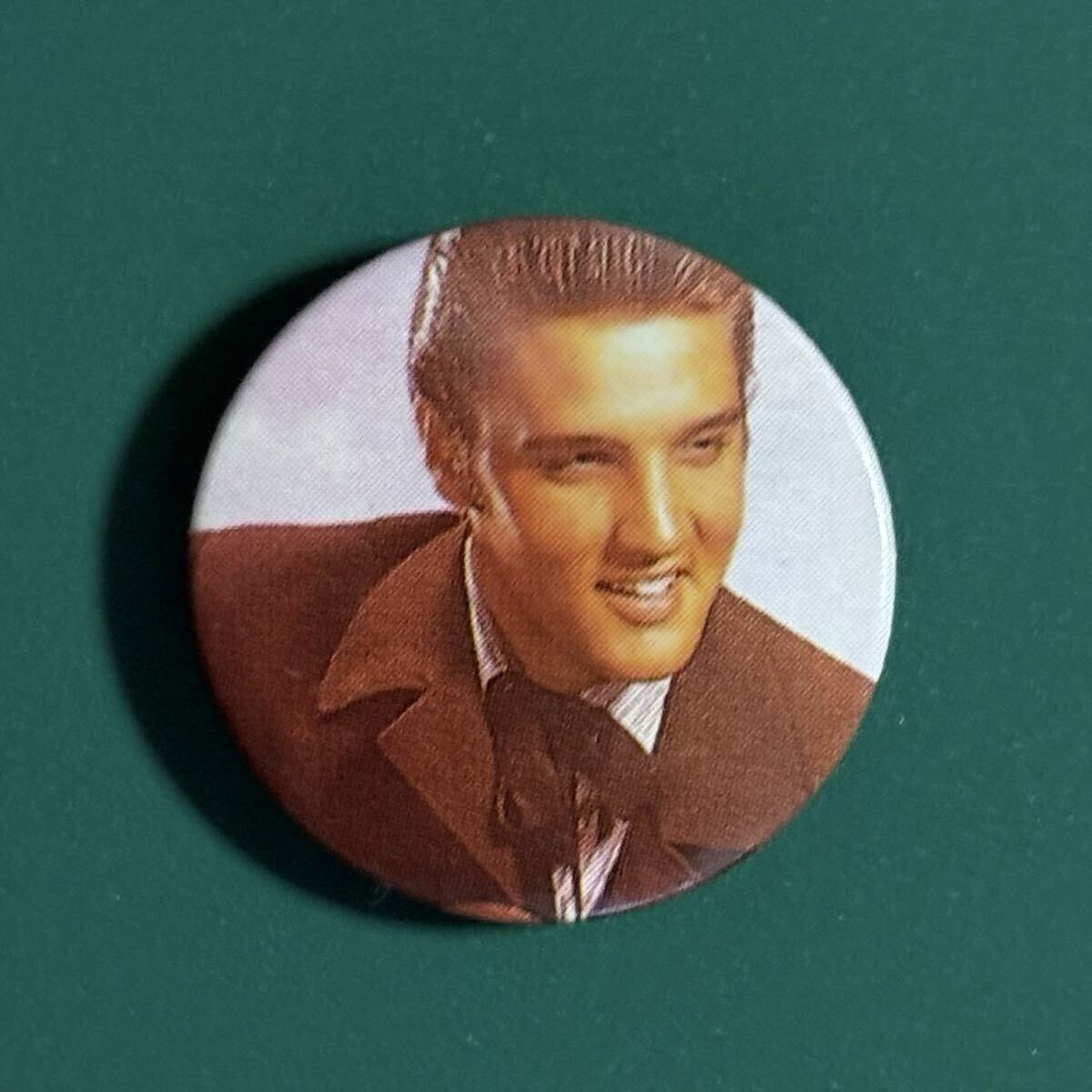 【Vintage】エルヴィス・プレスリー 缶バッジ USA 50's 缶バッチ ピンズ バッジ ピンバッジ ロカビリー Elvis Presley ROCKABILLY