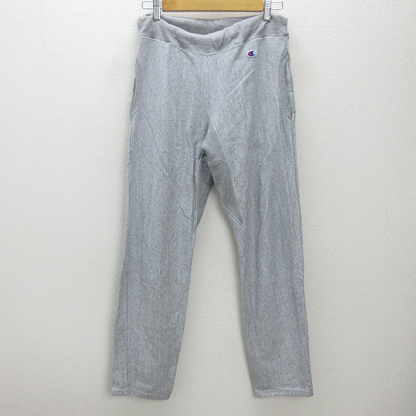 H■チャンピオン/champion C8-H202 リバースウィーブ スウェットパンツ【L】灰色/MENS■72【中古】
