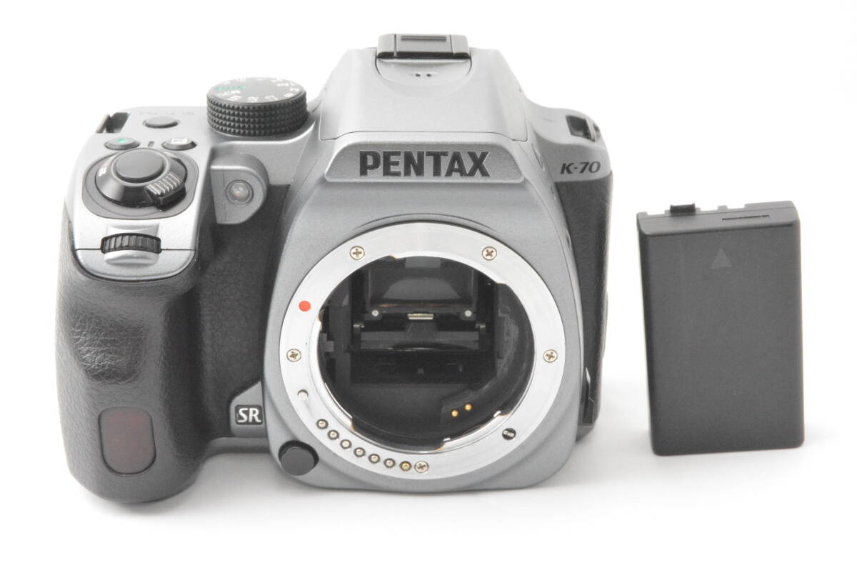 ≪S数35,679回≫■美品■ペンタックス　PENTAX K-70 シルキーシルバー ボディ　#15042